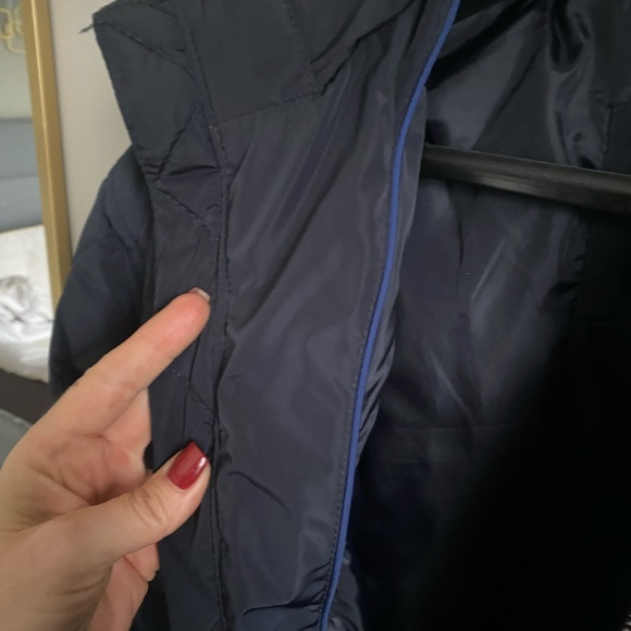 Mens Zara Navy diamond quilted bomber jacket - Picture 11 of 12